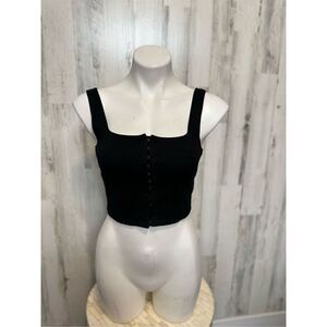 Black tank top